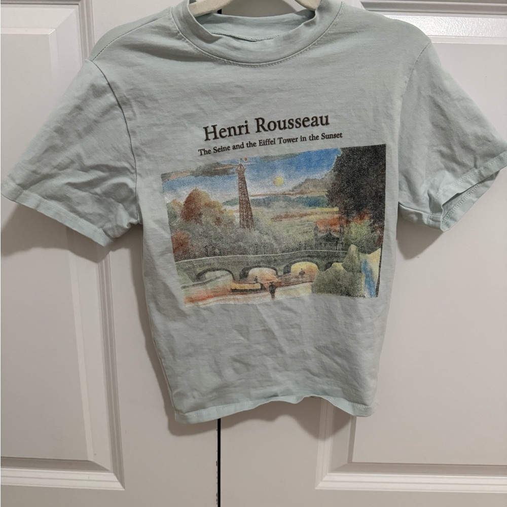 Henri Rousseau Kids Graphic T-Shirt - Light Green